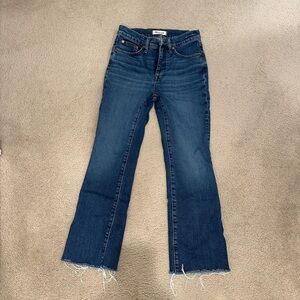 Madewell Dark Blue Ankle Jeans